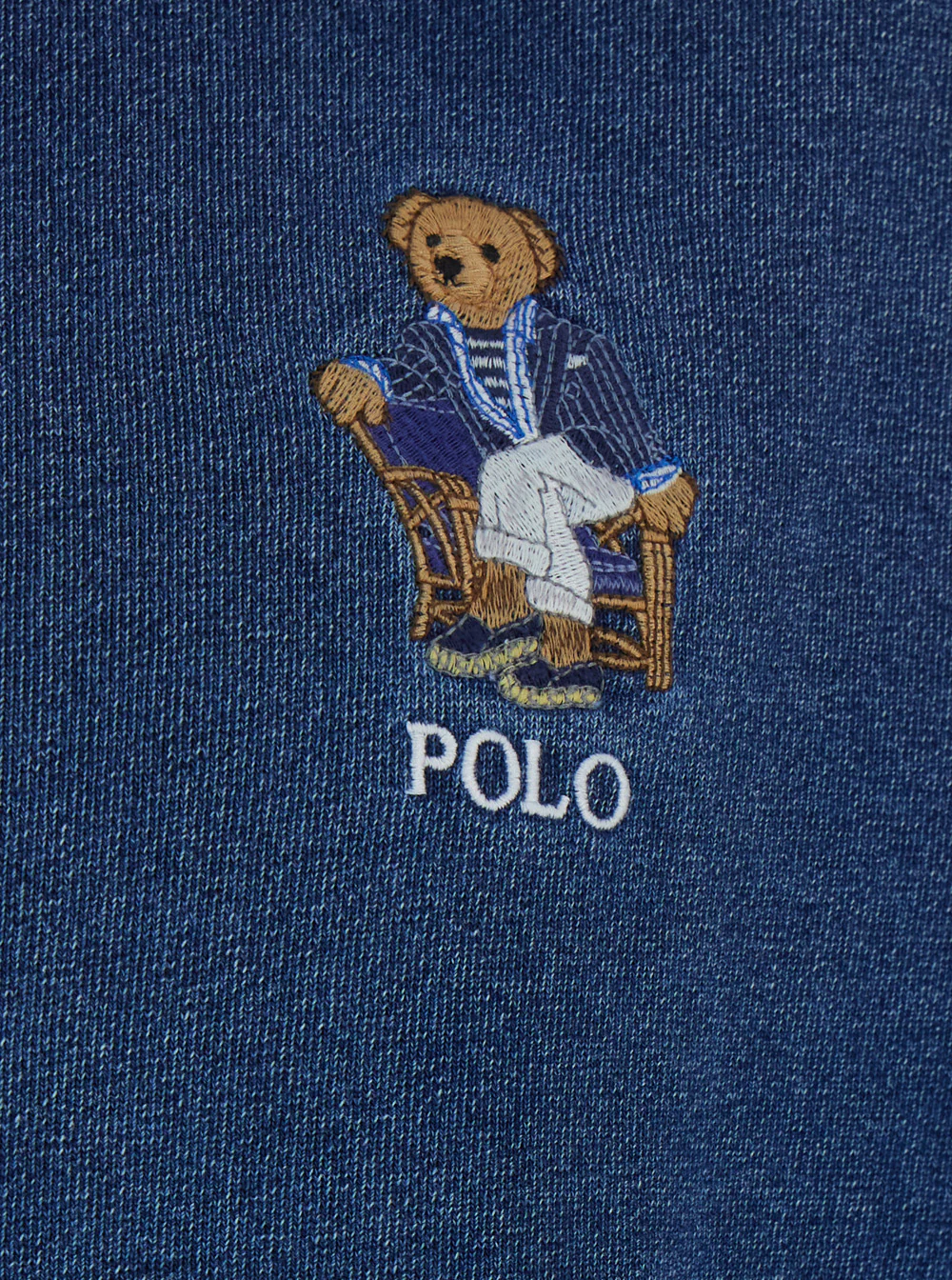 Polo Ralph Lauren Blue Hoodie With Drawstring Hood And Logo Patch On The Front Denim Effect Cotton For Men Blu Sweatshirts Polo Ralph Lauren Blue Hoodie With Drawstring Hood And Logo Patch On The Front Denim Effect Cotton For Men Blu Sweatshirts