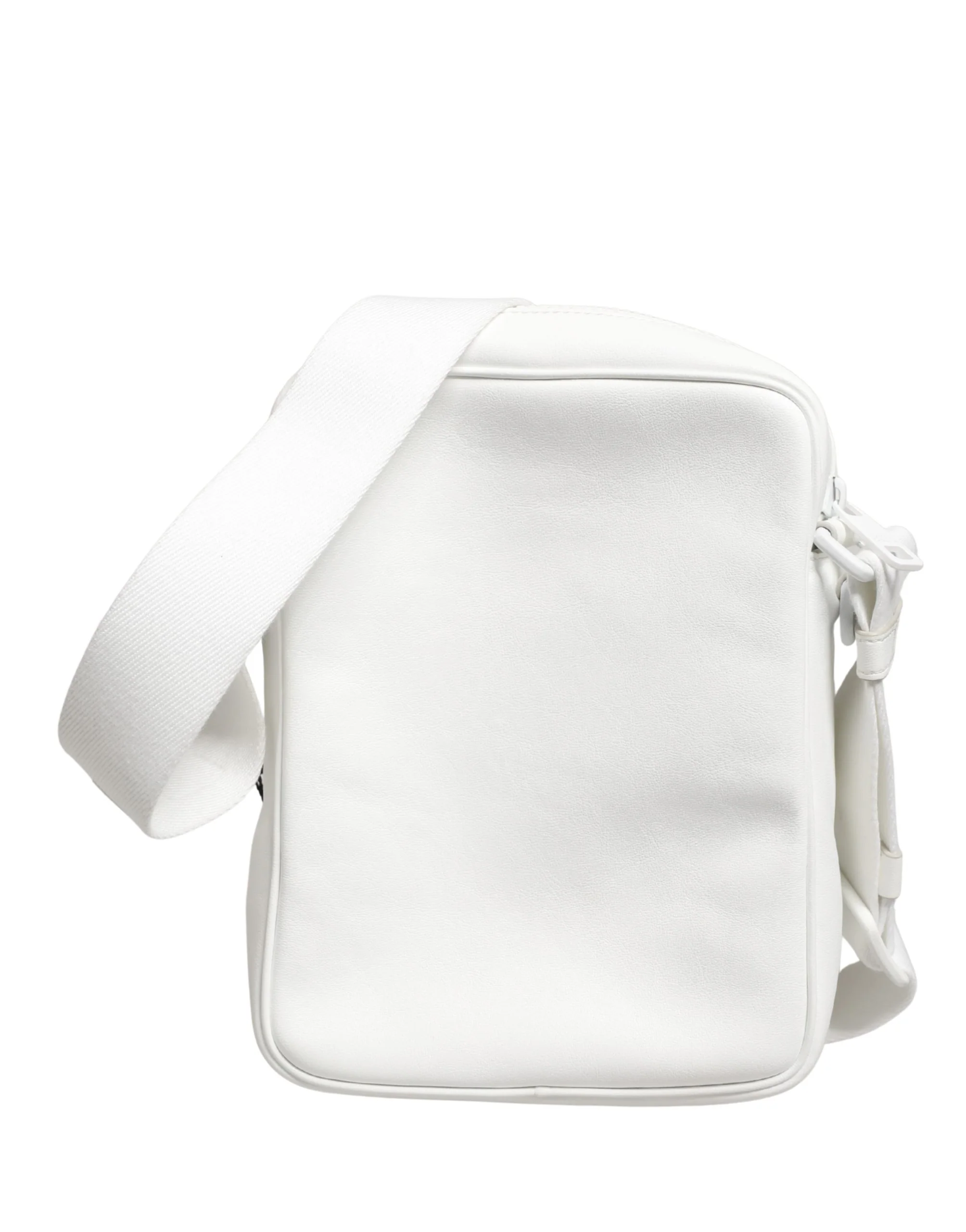 Dolce & Gabbana White Logo Plaque Crossbody Shoulder Borse Men Bag Polyester