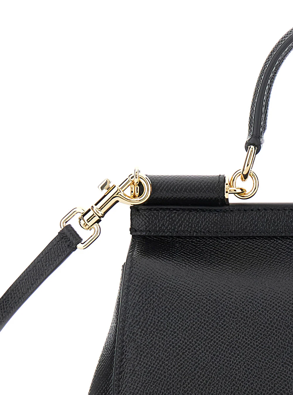 Dolce & Gabbana Sicily Medium Black Hand Bags