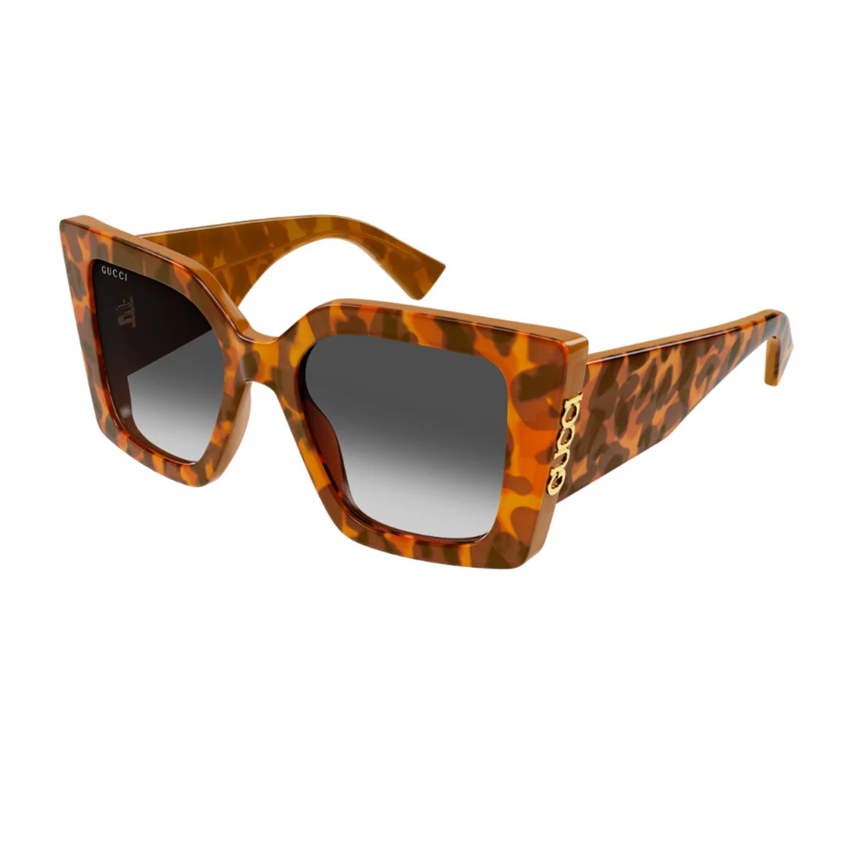 Gucci Gg2039s Linea Name Of Brand Havana Acetato Riciclato Sunglasses