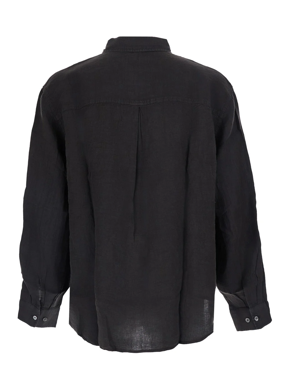 Coor Linen Dyed Oversized Shirt Gray Long Sleeve With Front Closure For Women Grey And Blouses Coor Linen Dyed Oversized Shirt Gray Long Sleeve With Front Closure For Women Grey And Blouses