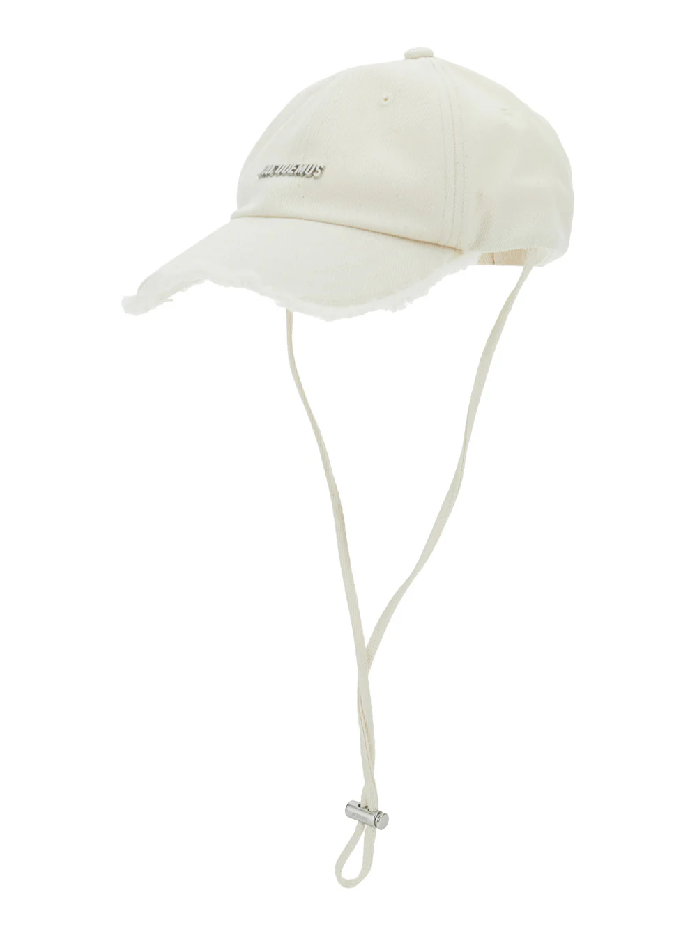 Jacquemus Le Casquette Artichaut White Hat with Drawstring in for Men Cotton And Gloves