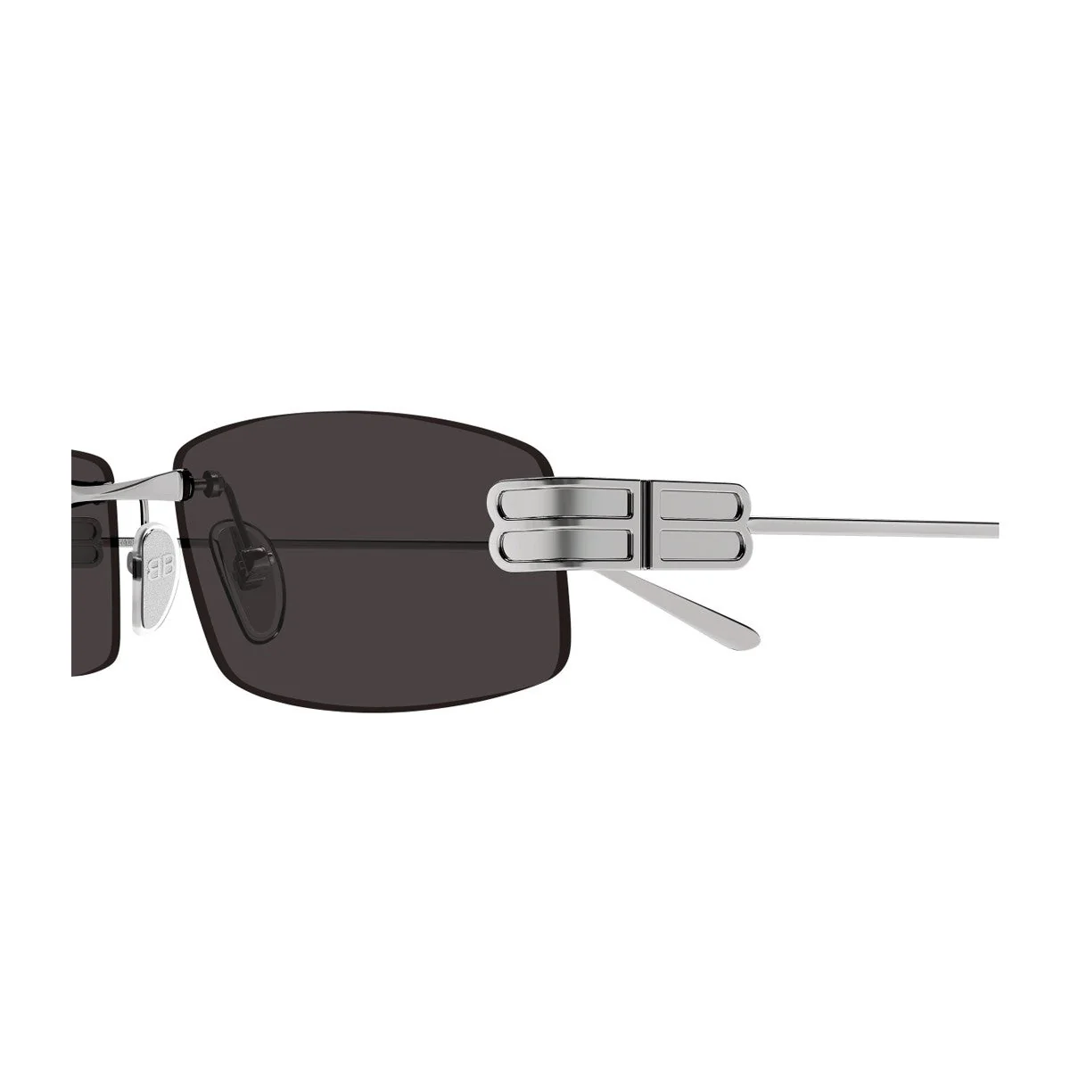 Balenciaga Bb0488s Linea Everyday Ruthenium Metallo Sunglasses