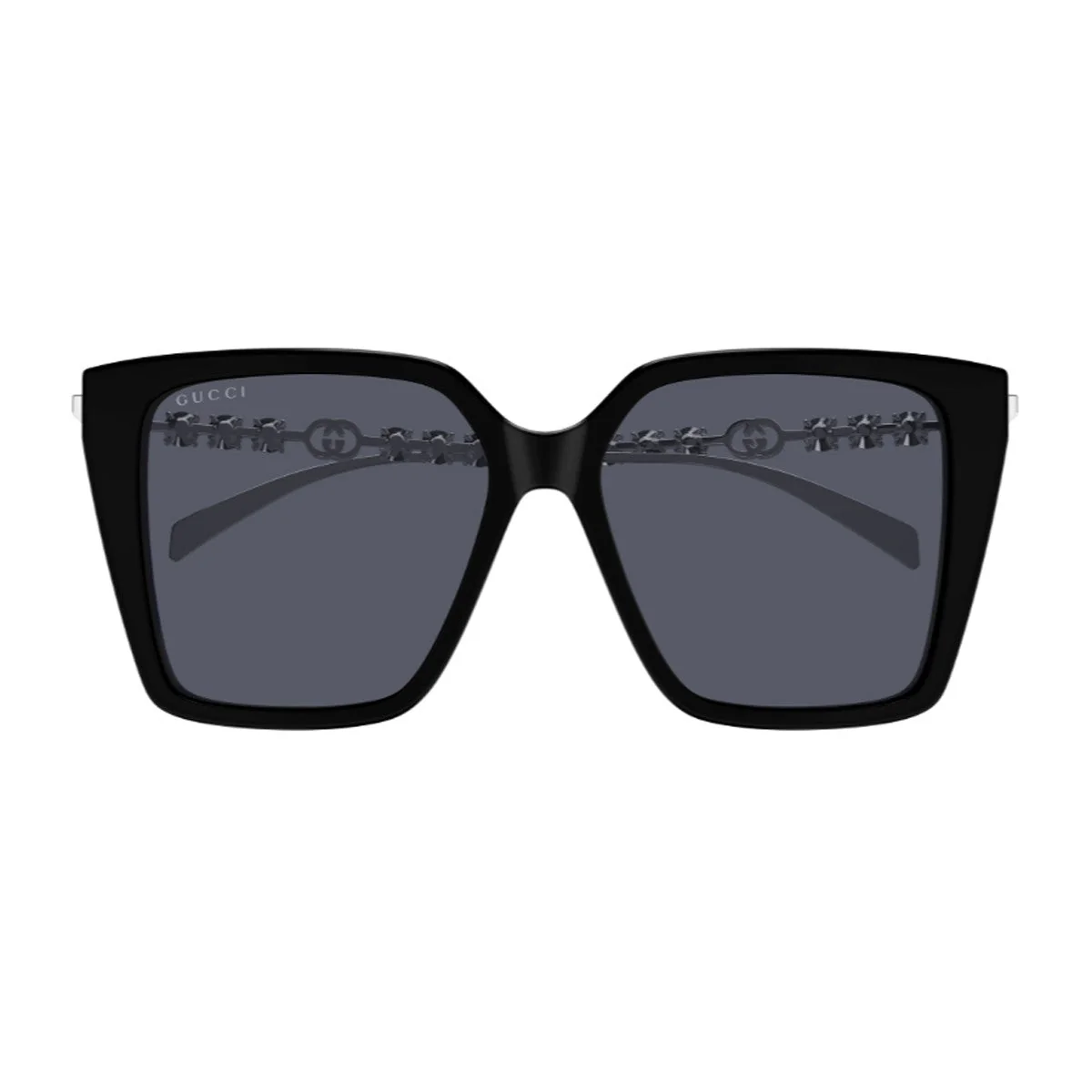 Gucci Gg1967s Linea Emblem Black Acetato/metallo Sunglasses
