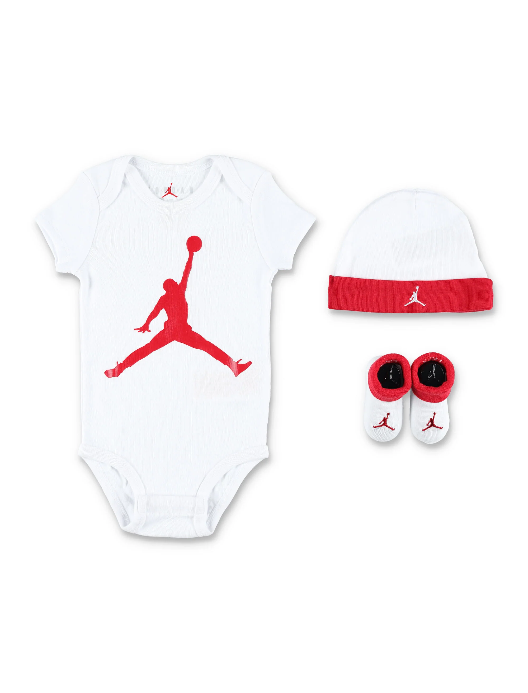 Nike Jordan 3-Piece Baby Gift Set 6-12m White Cotton