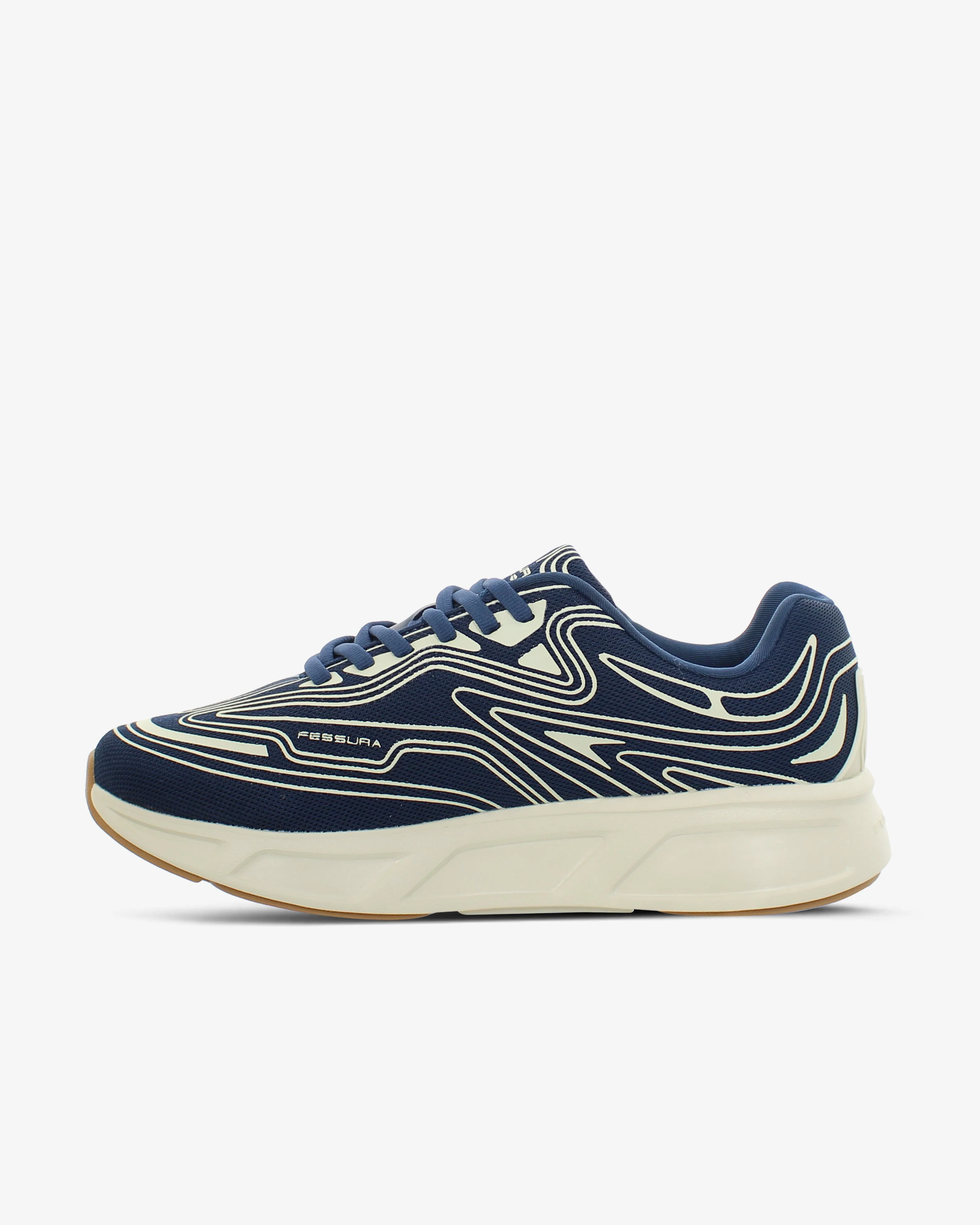 Fessura Italia Walk #01 08 Navy-milk Running Sneakers