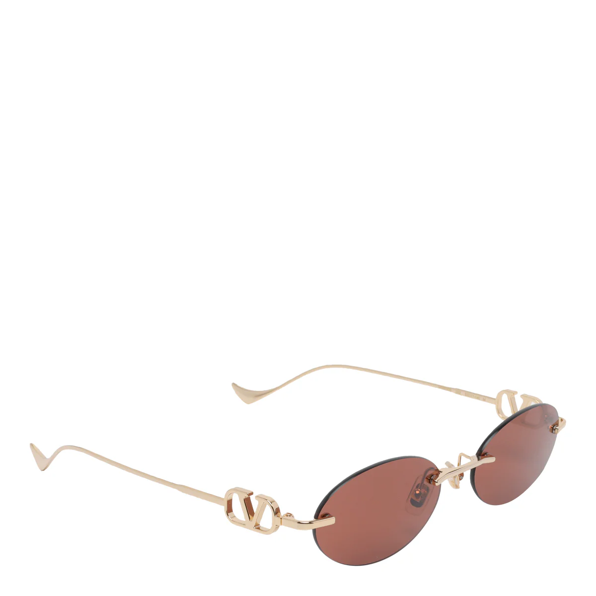 Valentino Garavani Sunglasses Golden Metal/acetate