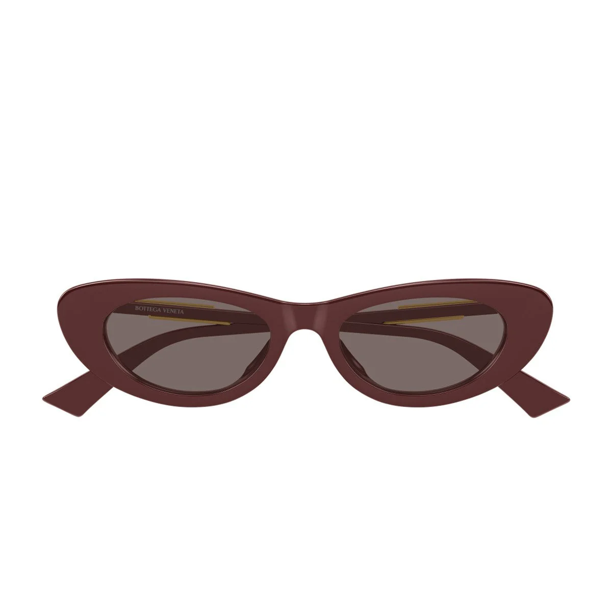 Bottega Veneta Bv1447s Linea Ribbon Burgundy Acetato Riciclato Sunglasses