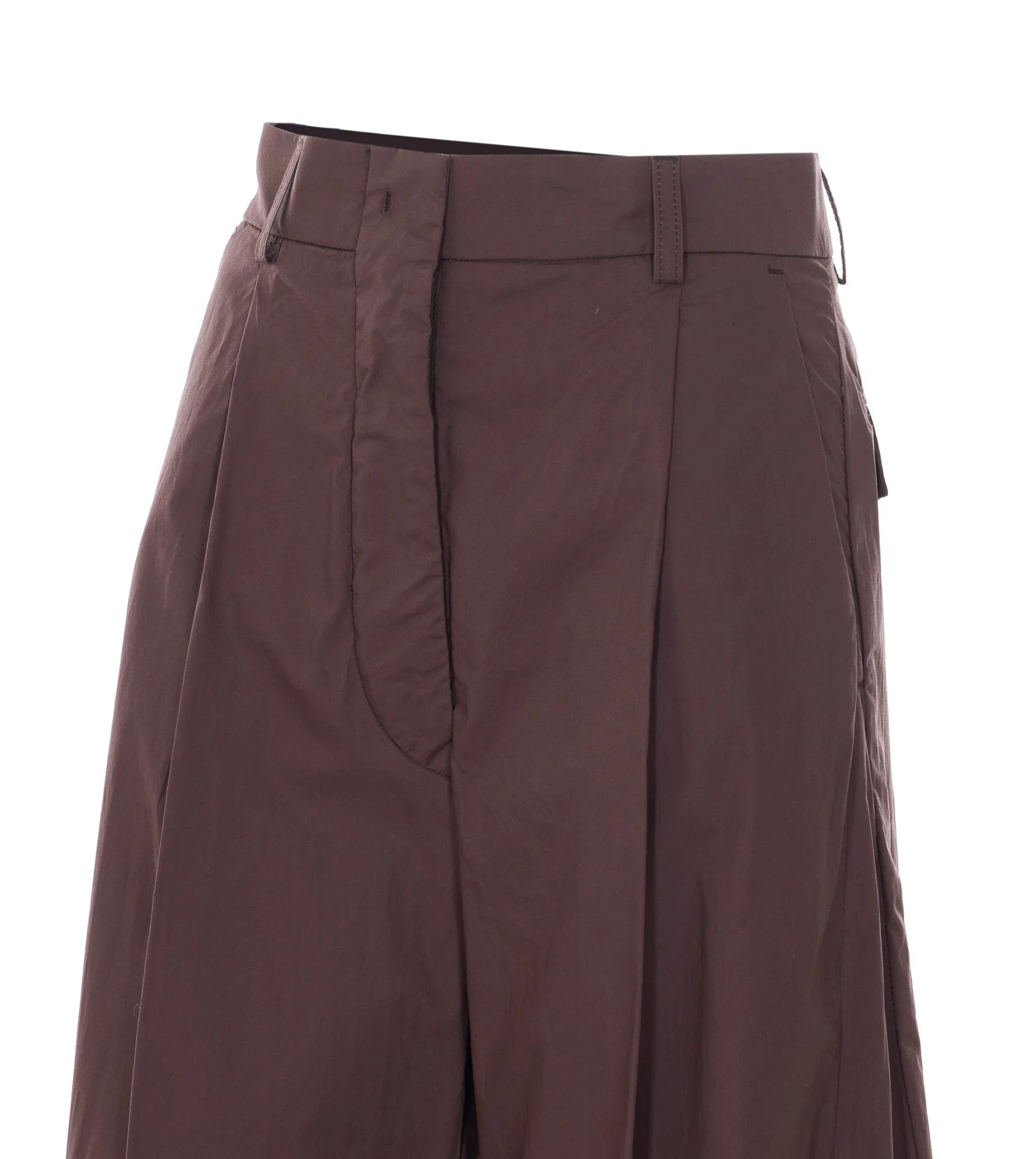 The Latest Trousers Brown Cotton