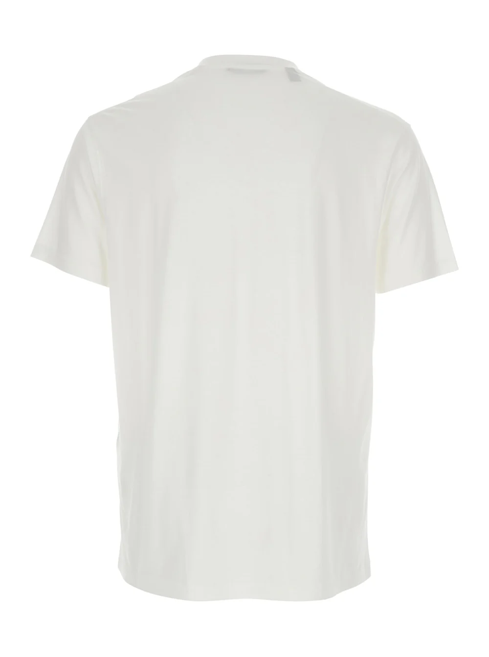 Tom Ford Crew Neck T-Shirt With Logo Embroidery On The Front Cotton Blend White Men Lyocell Tshirts And Polo Shirts
