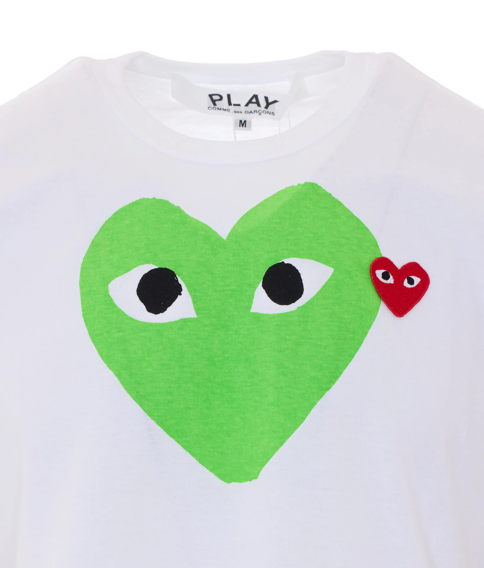 Comme Des Garcons Play White Cotton