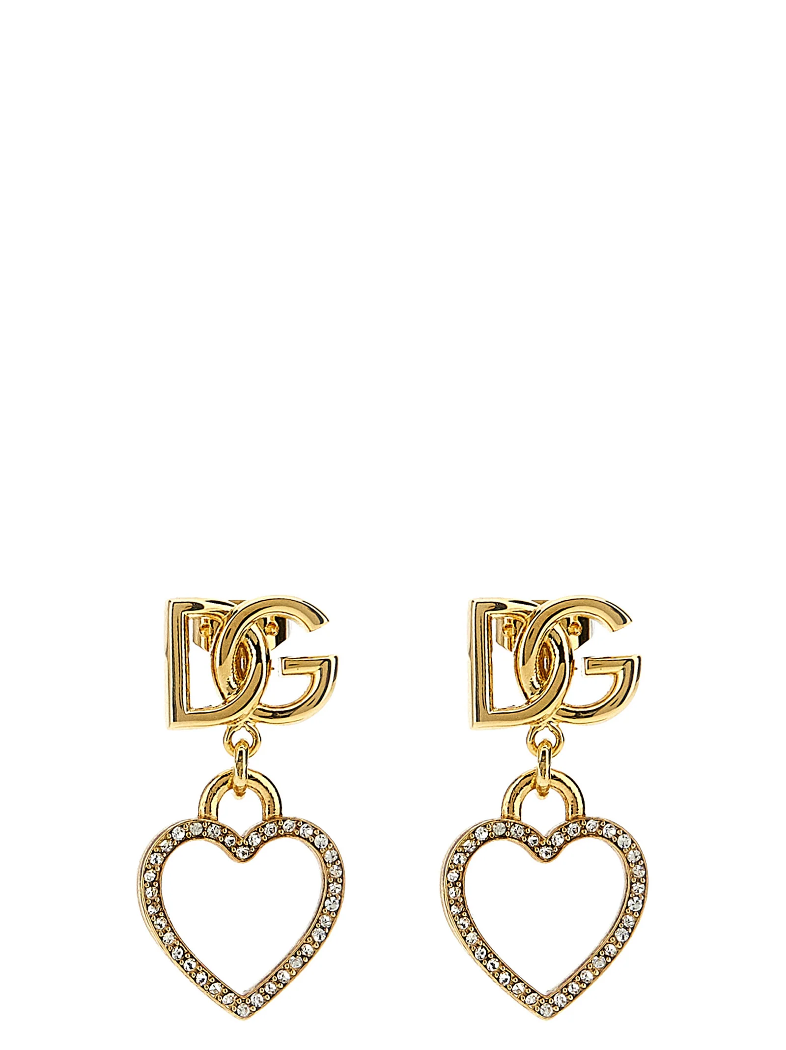 Dolce & Gabbana Pendant earrings Gold Brass Jewelry