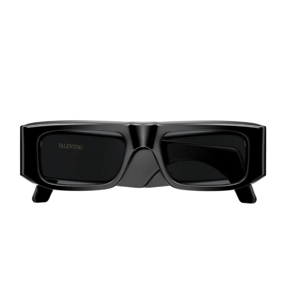 Ottica Lucciola Valentino Vg005s Linea V Logo Black / Grey Acetato Riciclato Sunglasses