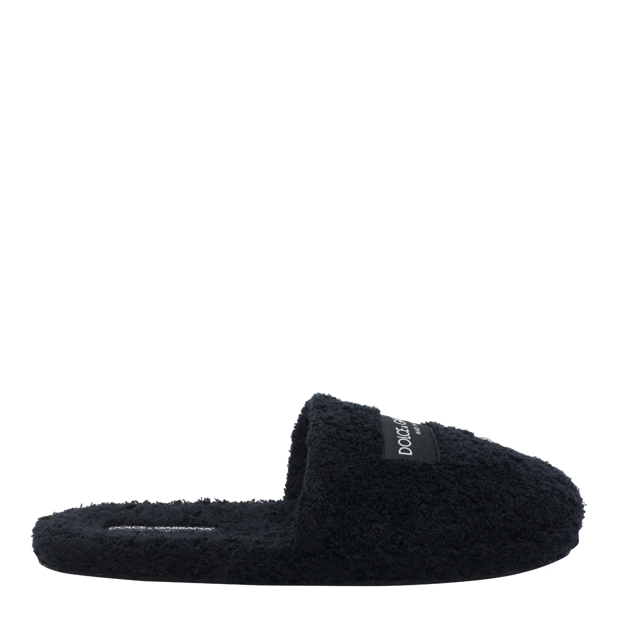 Dolce & Gabbana Sandals Black Fabric/rubber Sole