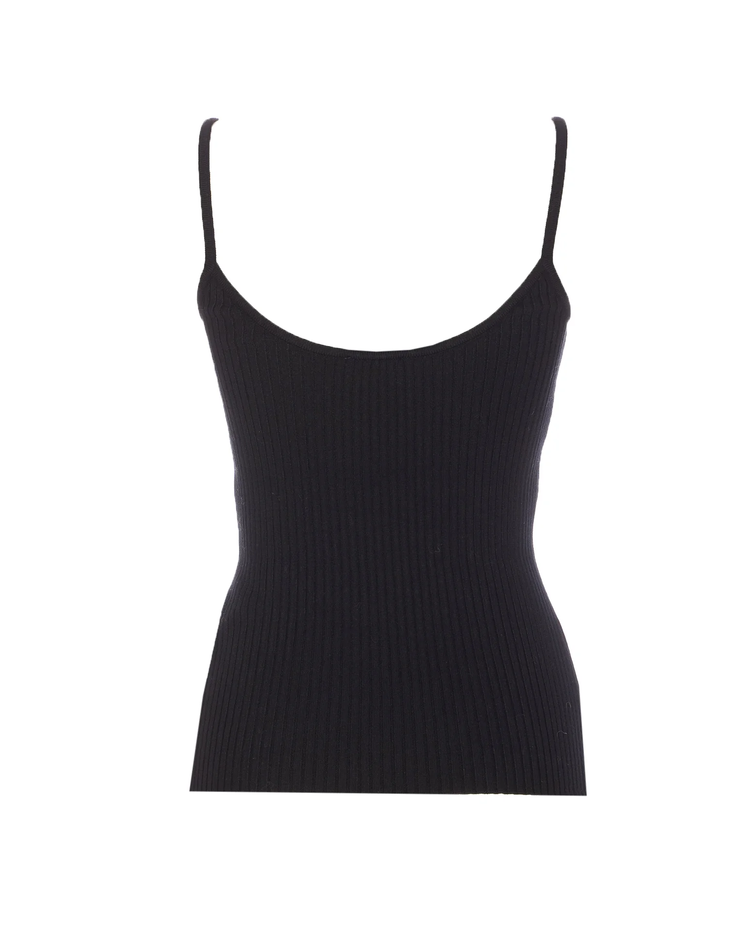 Courreges Top Black Viscose