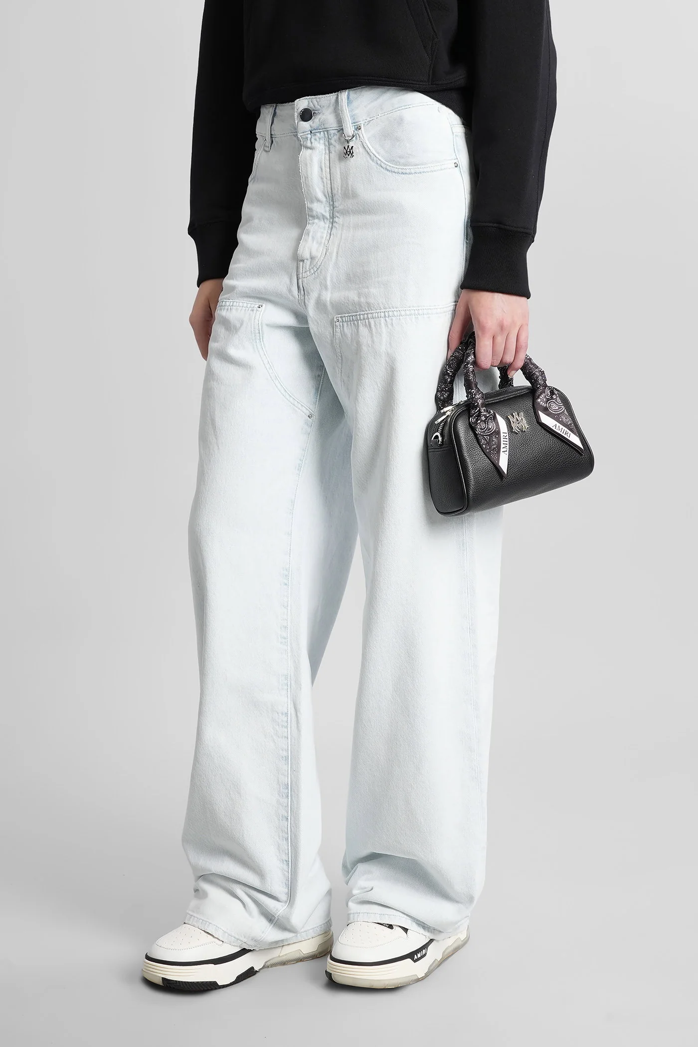 Amiri Jeans in cyan denim Abbigliamento