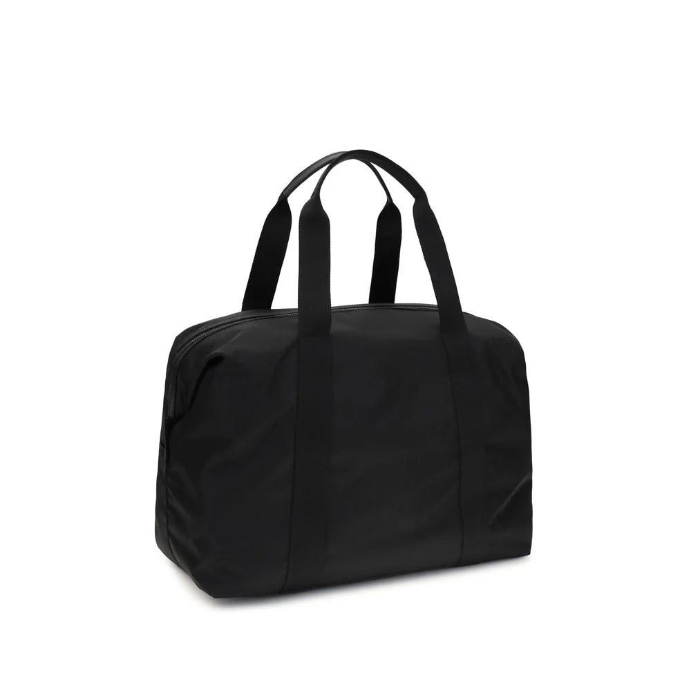 Prada Black Recycled Polyamide Luggage And Travel Bag