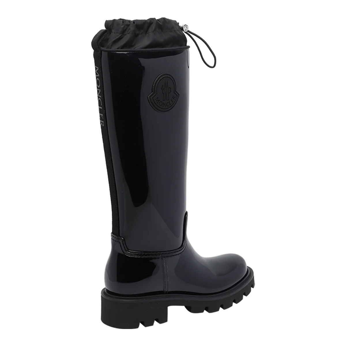 Moncler Boots Black Pvc/rubber Sole