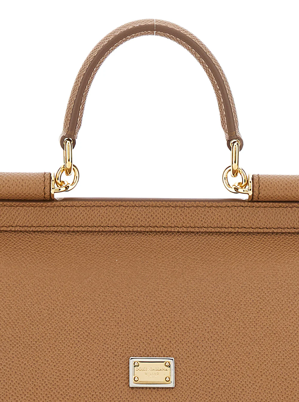Dolce & Gabbana Sicily Medium Brown Hand Bags