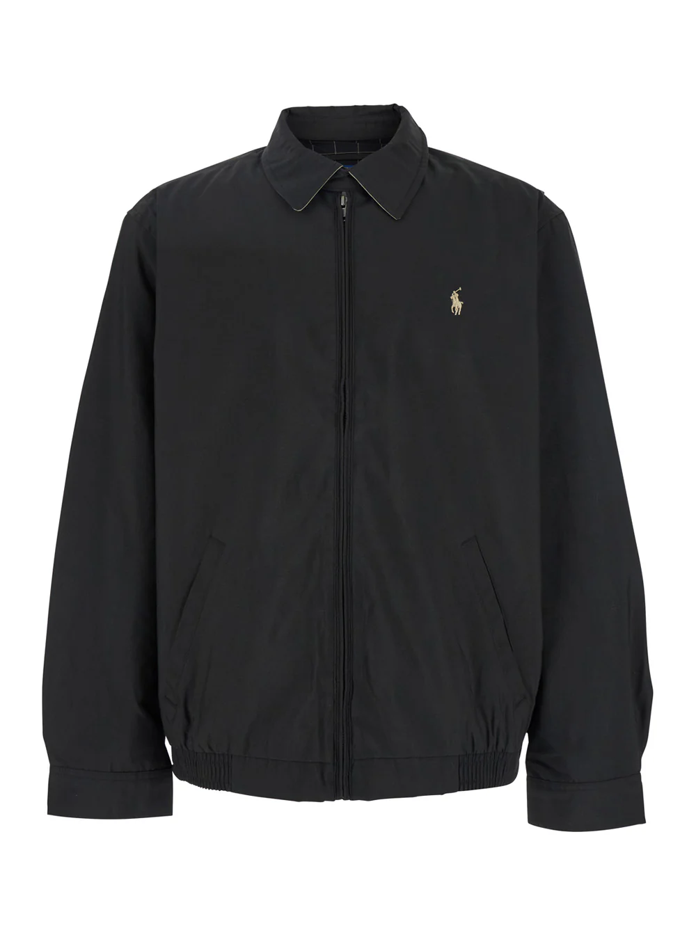 Polo Ralph Lauren Jacket With Classic Collar And Pony Detail On The Front Black Tech Fabric For Men Polyester (recycled) Polo Ralph Lauren Jacket With Classic Collar And Pony Detail On The Front Black Tech Fabric For Men Polyester (recycled)
