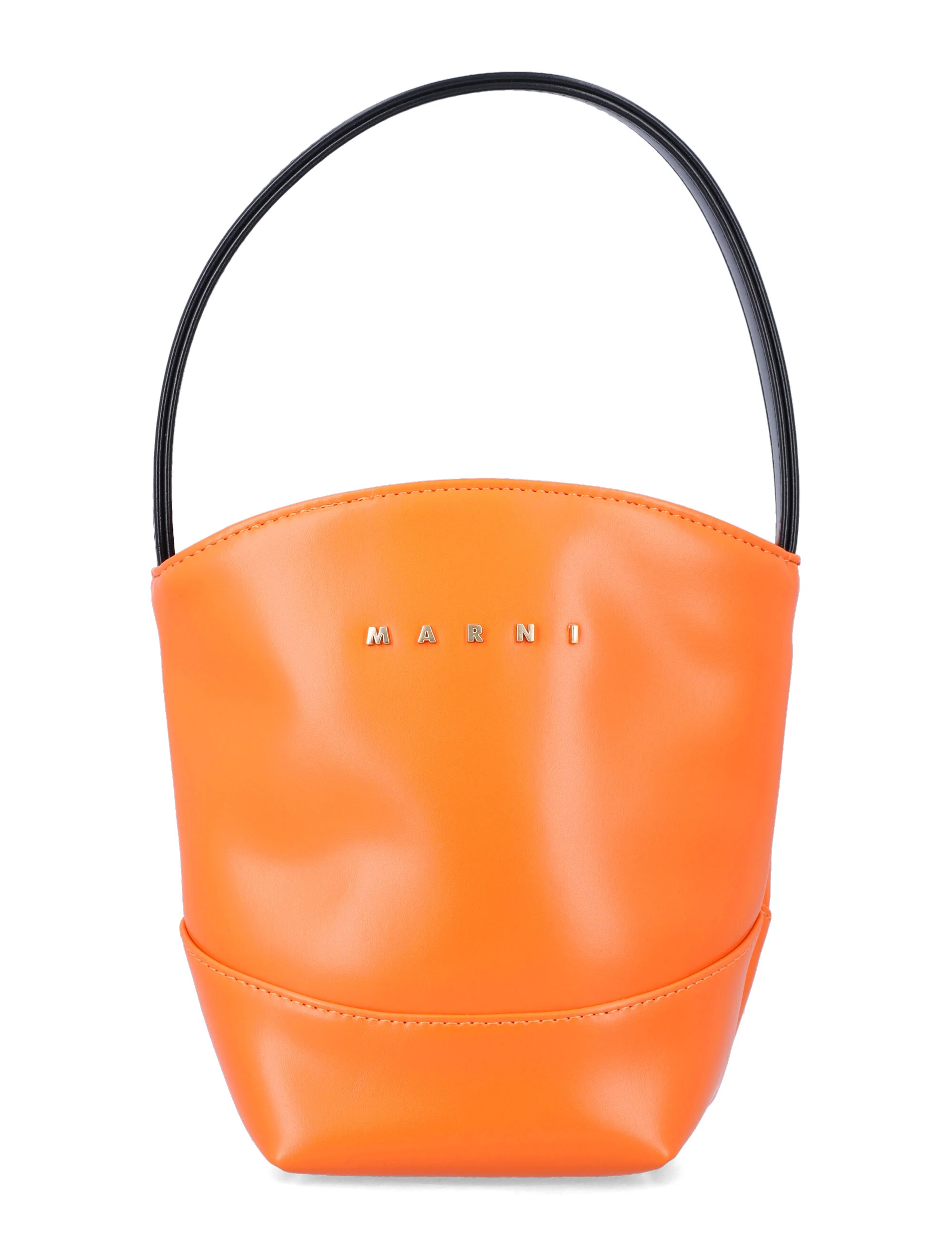 Marni kids basket bag Orange Polyester Lining Tote