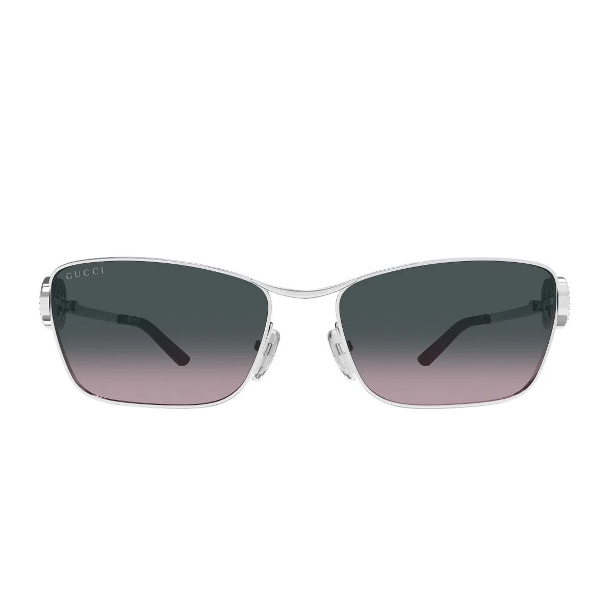 Gucci Gg2045s Linea Emblem Silver Metallo/iniettato Sunglasses