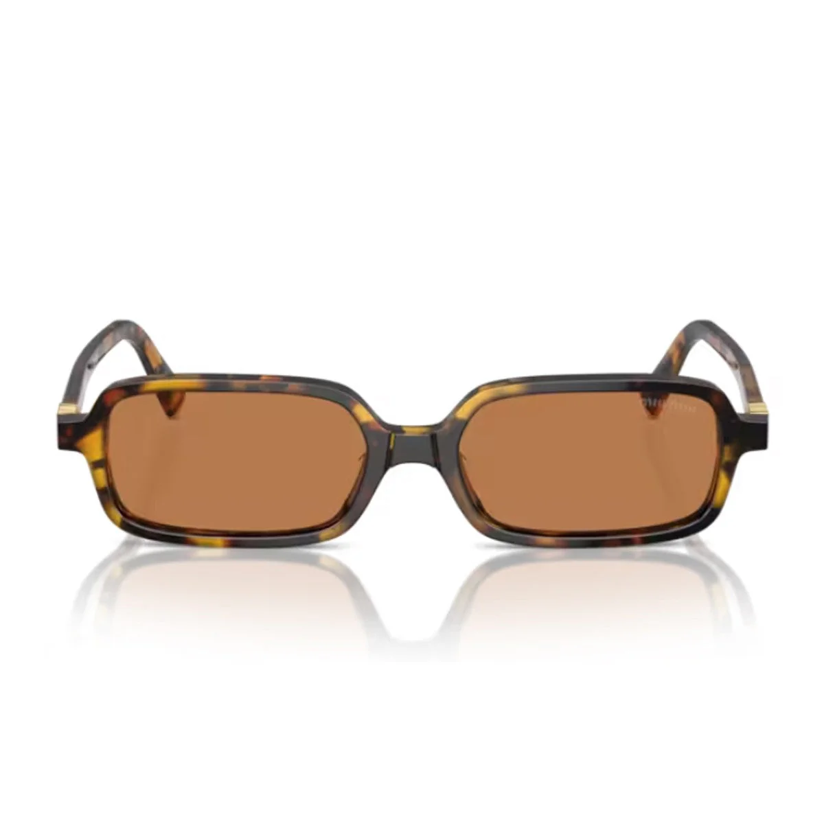 Miu Miu Miu 0mu 11zs Regard Havana Acetato Sunglasses