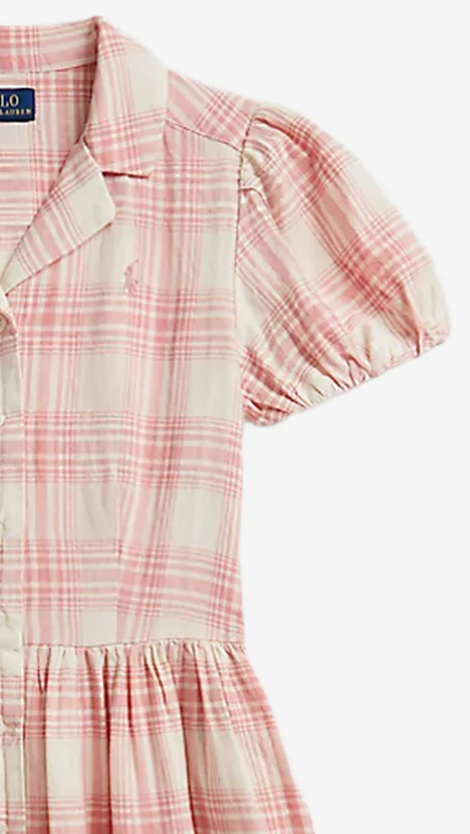Polo Ralph Lauren Dresses Pink Lino