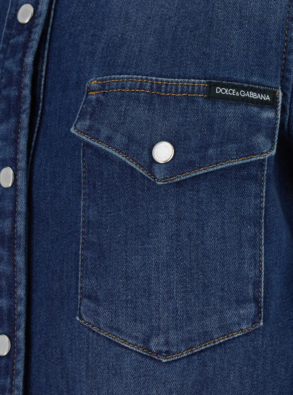 Dolce & Gabbana Denim Black Shirts And Blouses