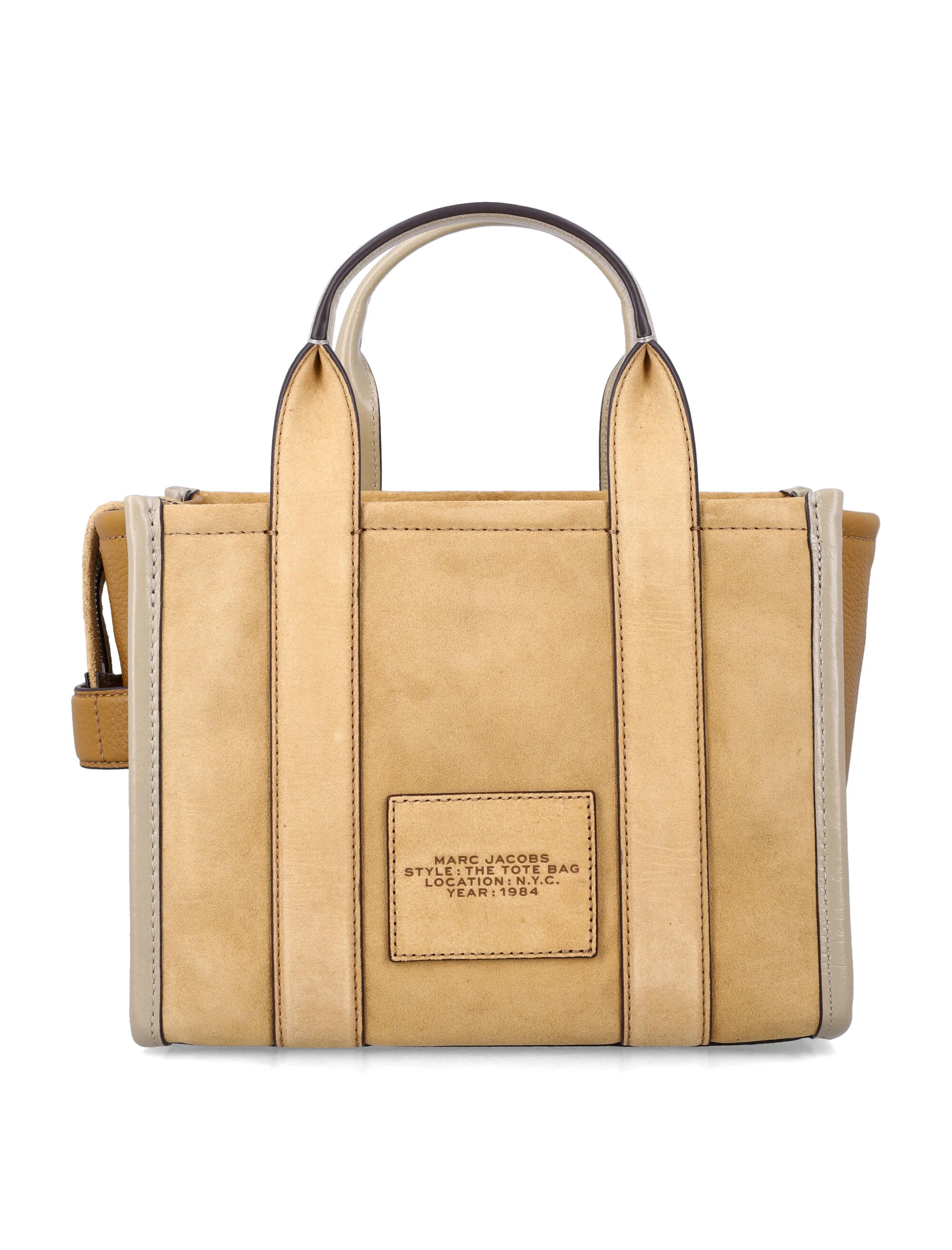 Marc Jacobs The Suede small Tote bag Sahara Cow Leather
