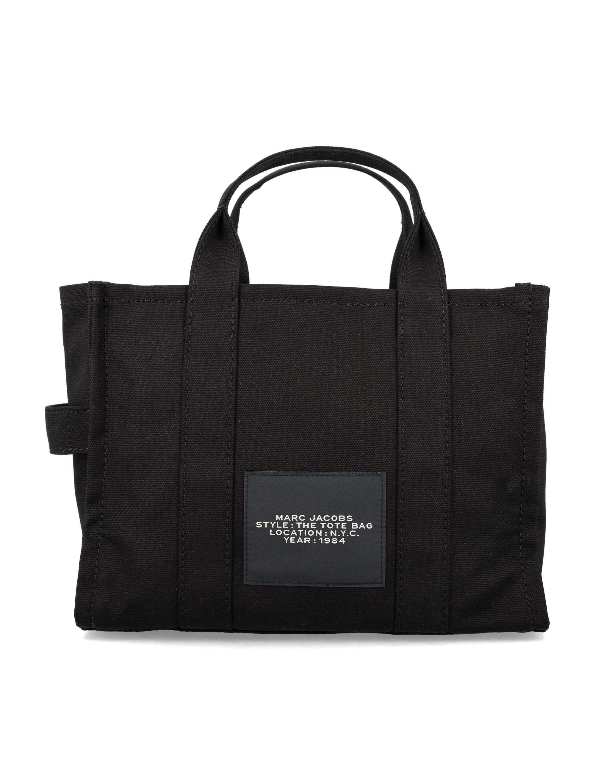 Marc Jacobs The Medium Canvas Tote Bag Black Cotton
