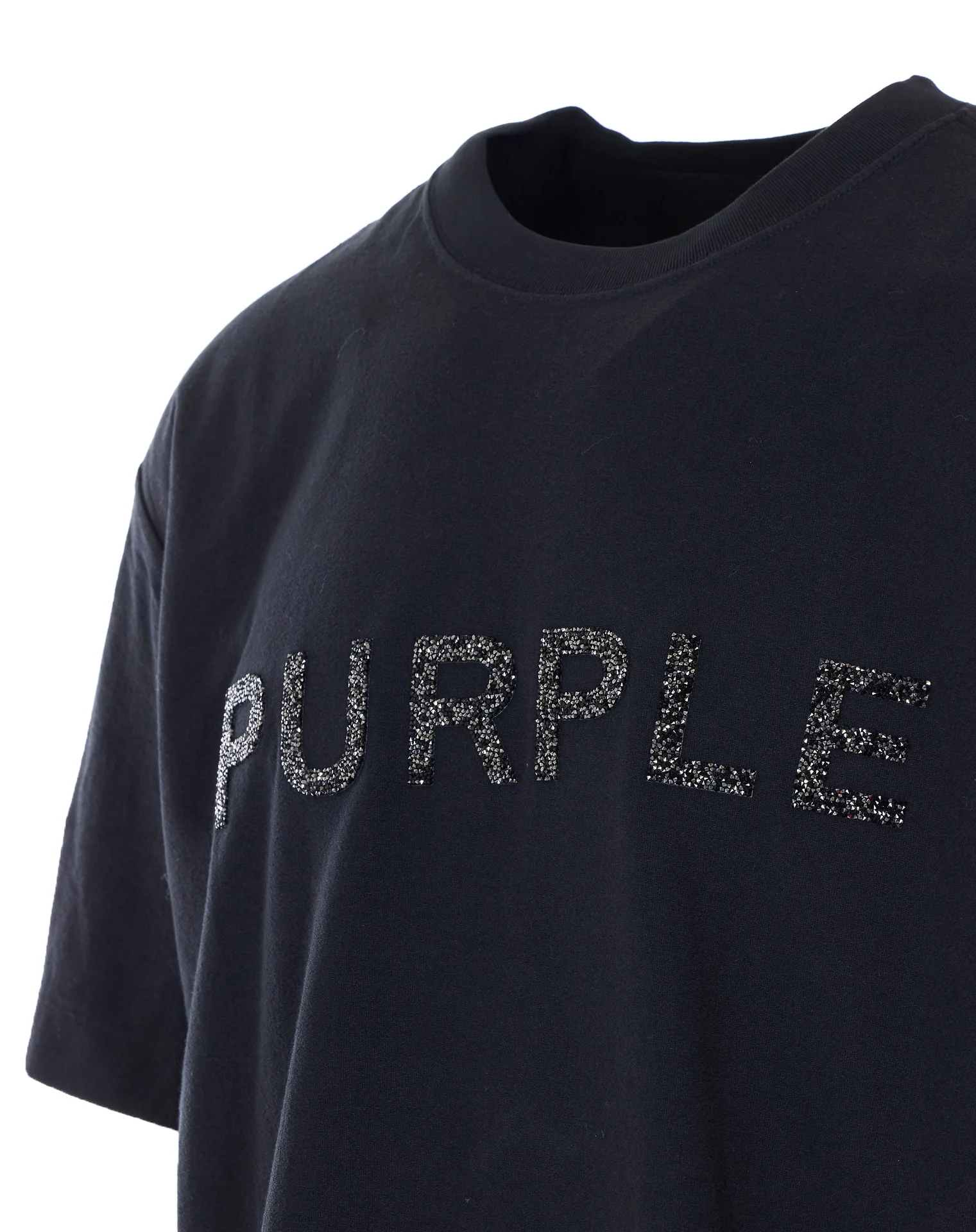 Purple Brand T-shirts and Polos Black Cotton
