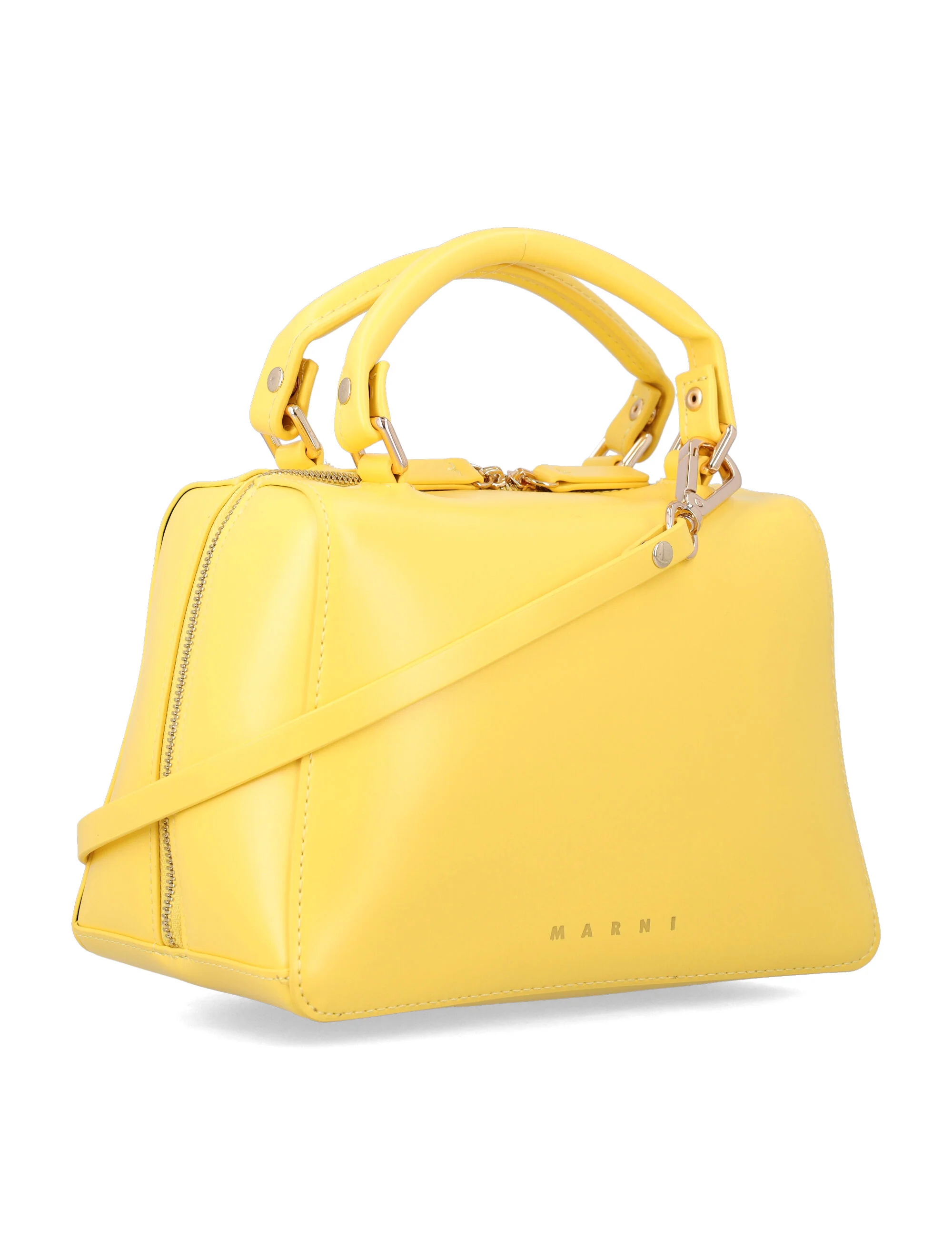 Marni eco leather girls School bag Yellow Polyester Lining Tote