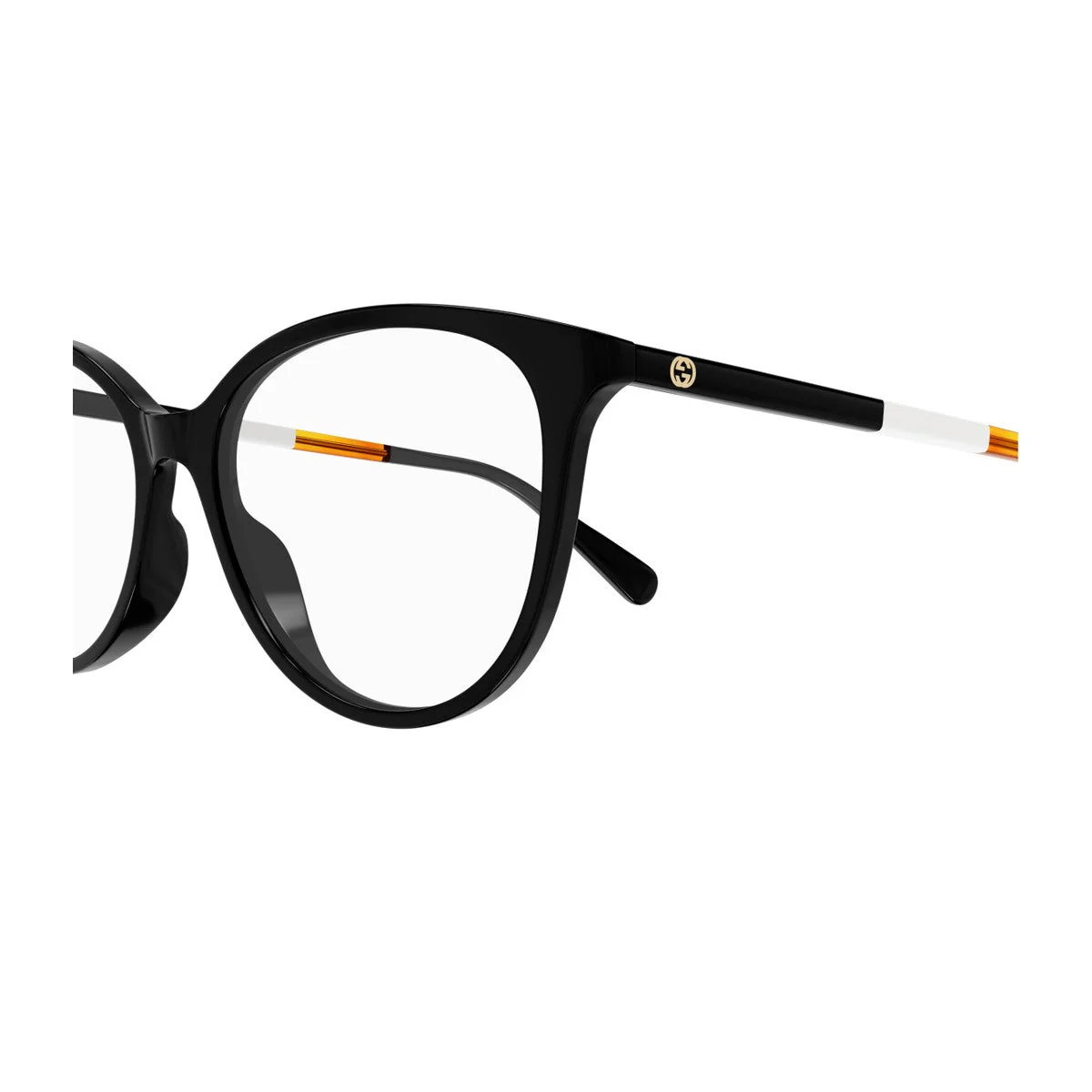 Gucci Gg1359o Linea Emblem Black Acetato Riciclato Eyeglasses