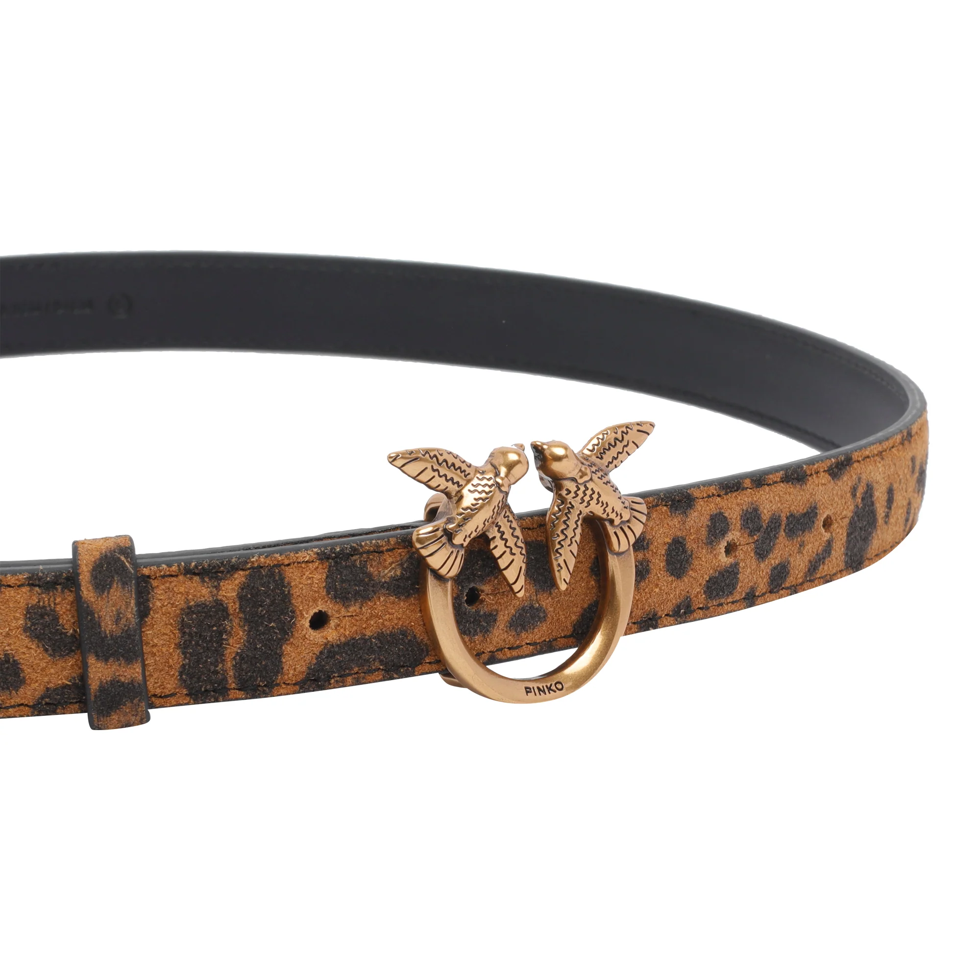 Pinko Belts Brown Calf Leather
