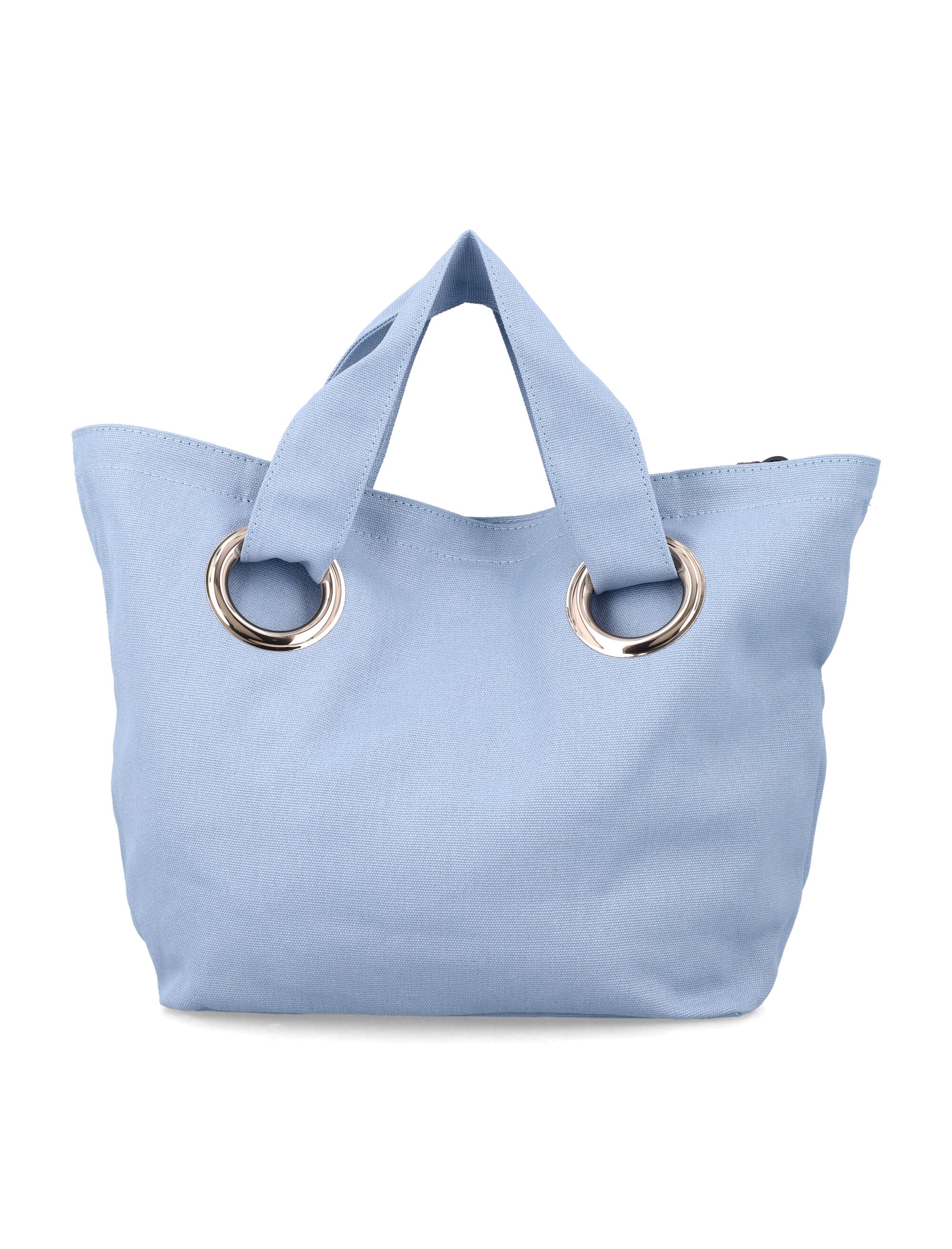 Chloé kids organic cotton tote bag Blue Trim