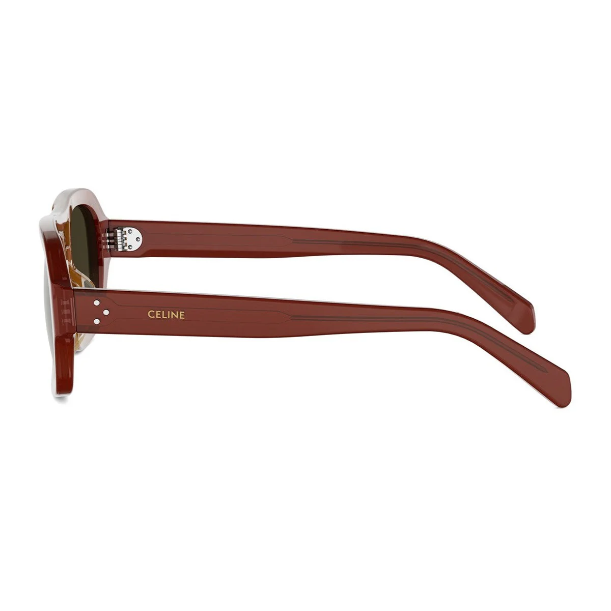 Celine 3 Dots Brown Acetato Sunglasses