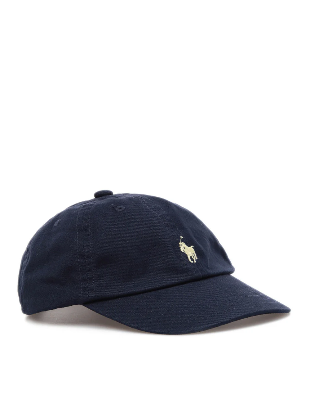 Polo Ralph Lauren Kids Blue Cotton Hat With Logo Blu And Gloves