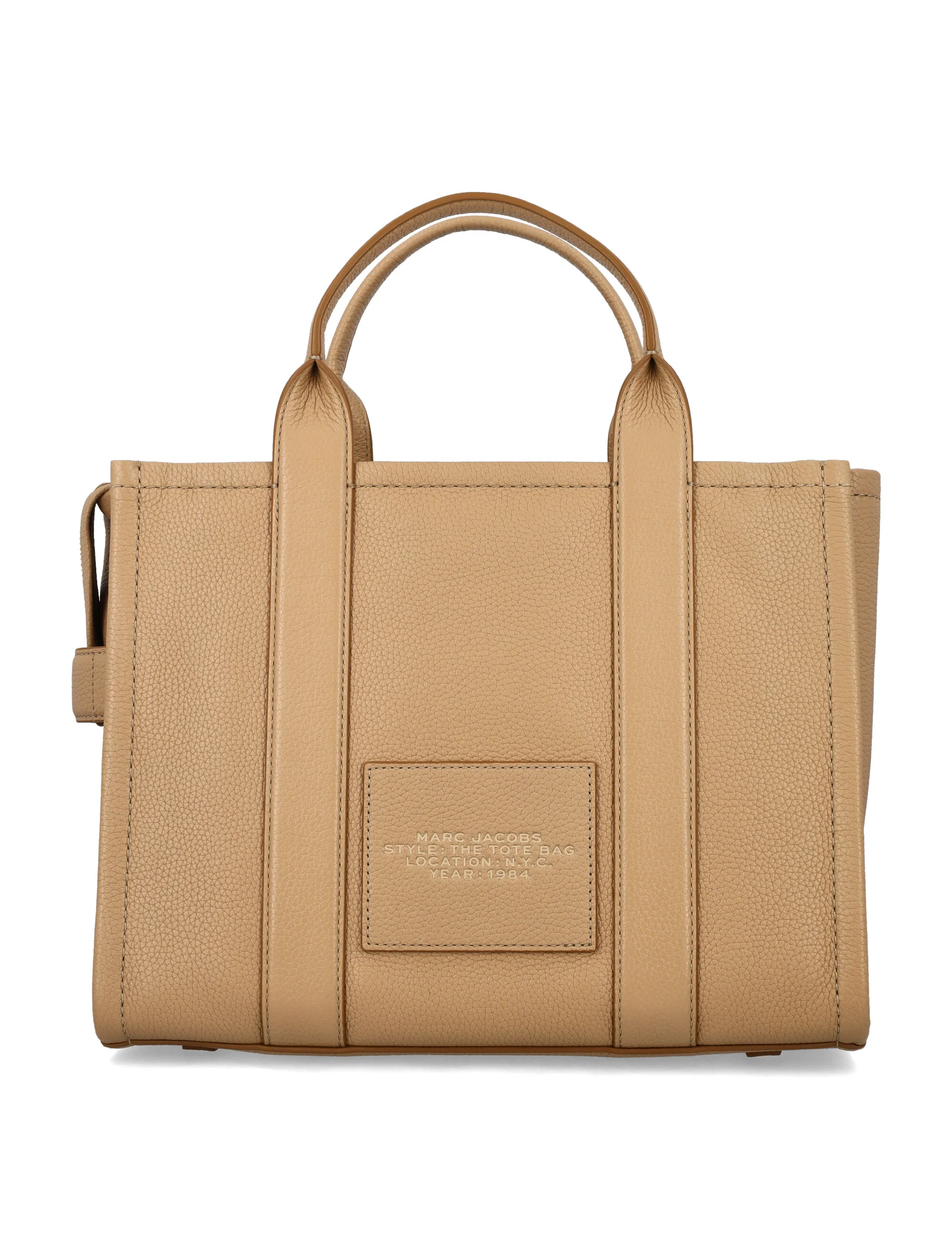Marc Jacobs The Medium Tote Bag in Leather Camel Cow