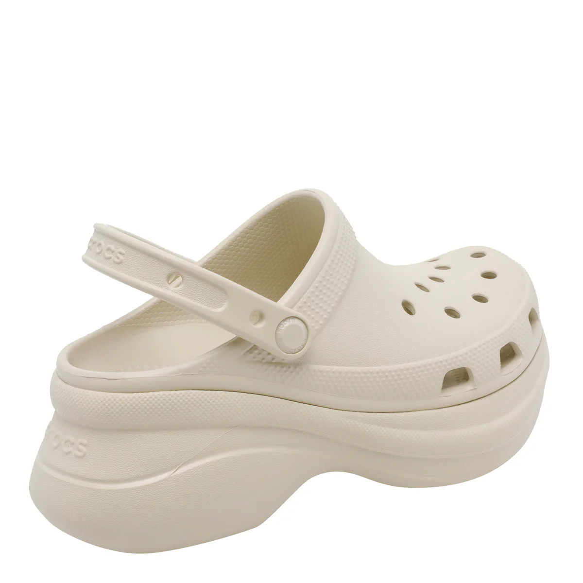 Crocs Sandals Beige Rubber/ Rubber Sole