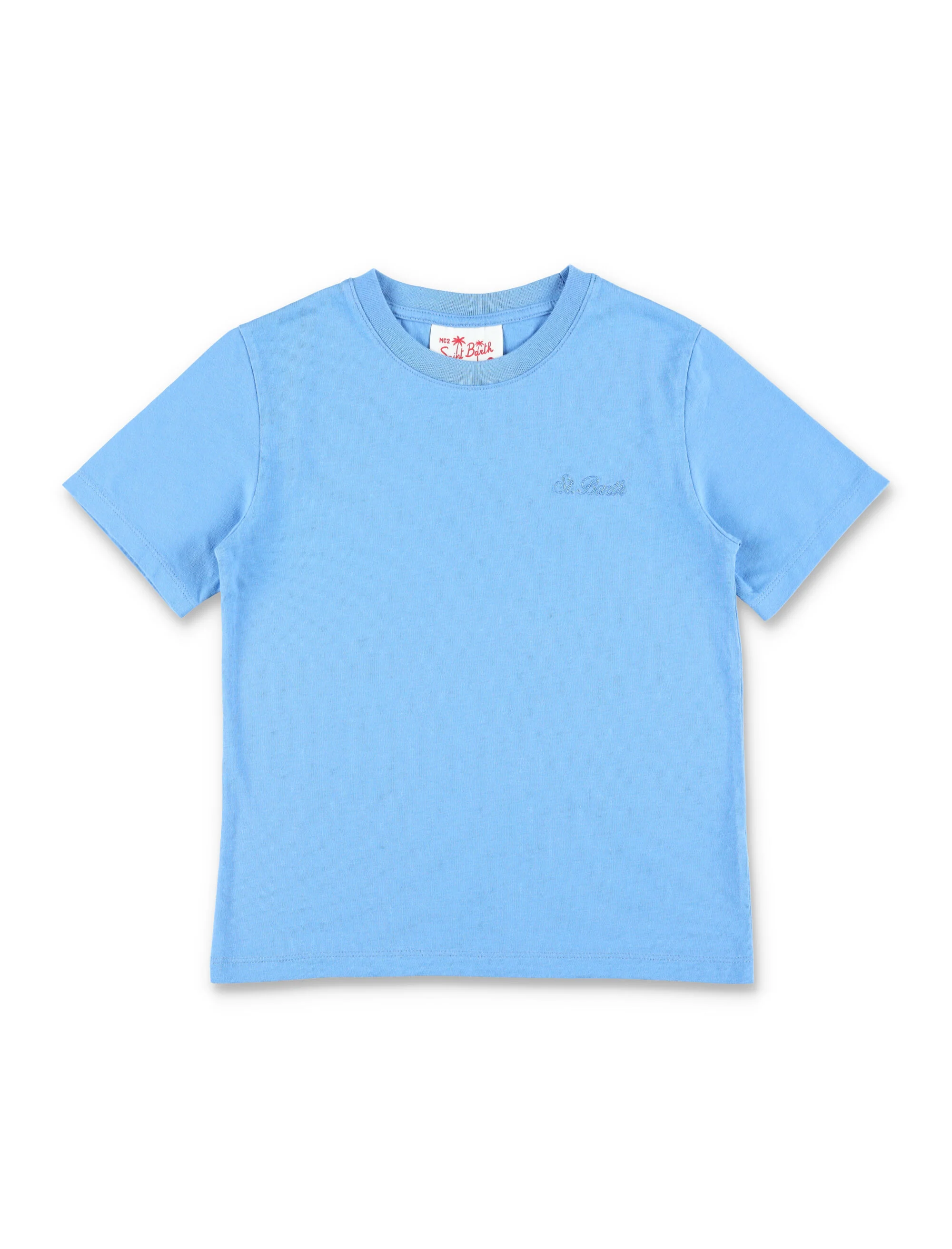 Mc2 Saint Barth Dover Junior Cotton T-Shirt Blue