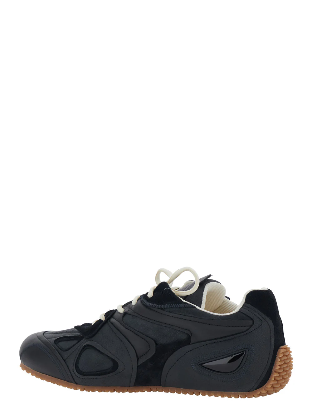 Axel Arigato Sneaker Slow Runner with Insert Design and Grooved Sole in Black Leather Suede for Men Nubuck