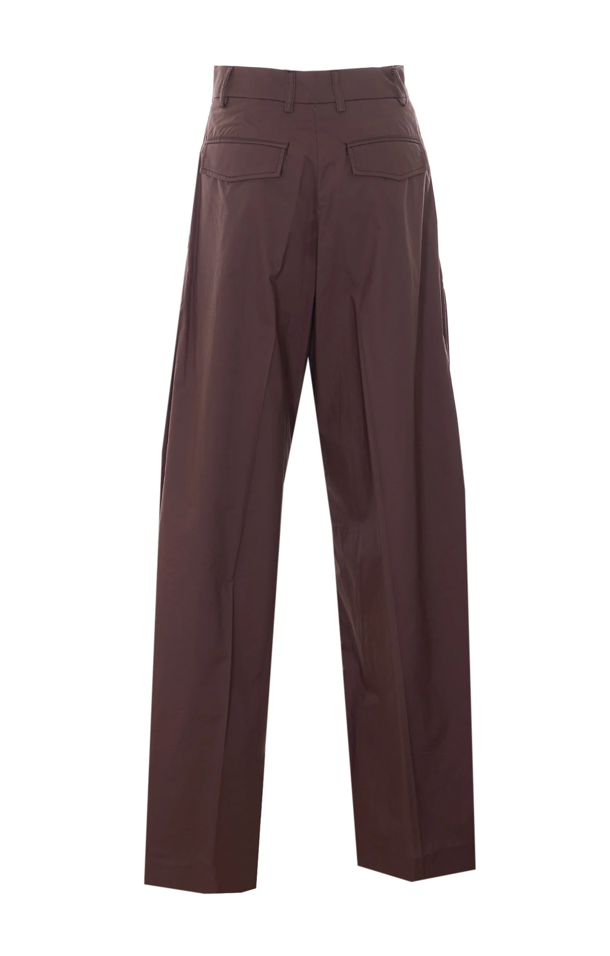 The Latest Trousers Brown Cotton