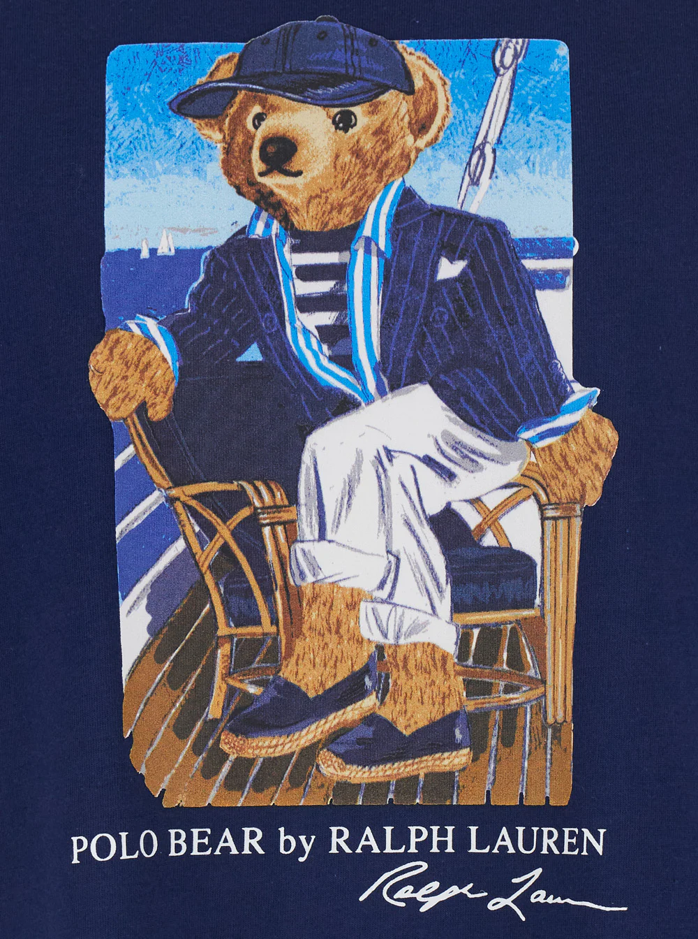 Polo Ralph Lauren Orsetto Seduto Barca Blu Tshirts And Polo Shirts