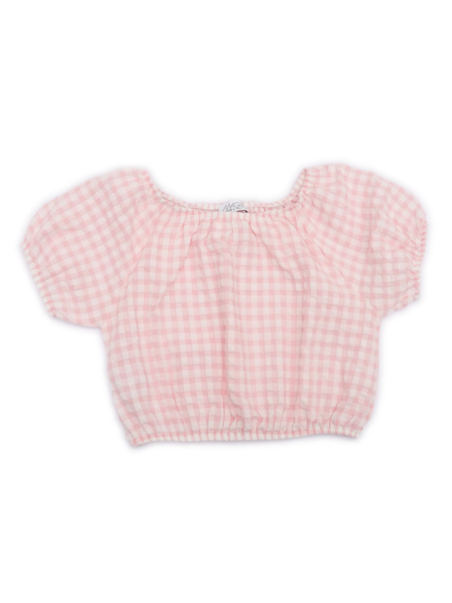 Magil VICHY CROPPED TOP Pink