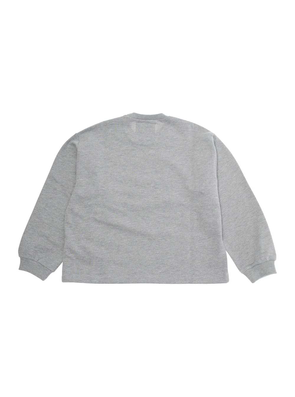 Myar Kids Grey Crewneck Sweatshirt With Print On The Front Cotton Boy Sweatshirts