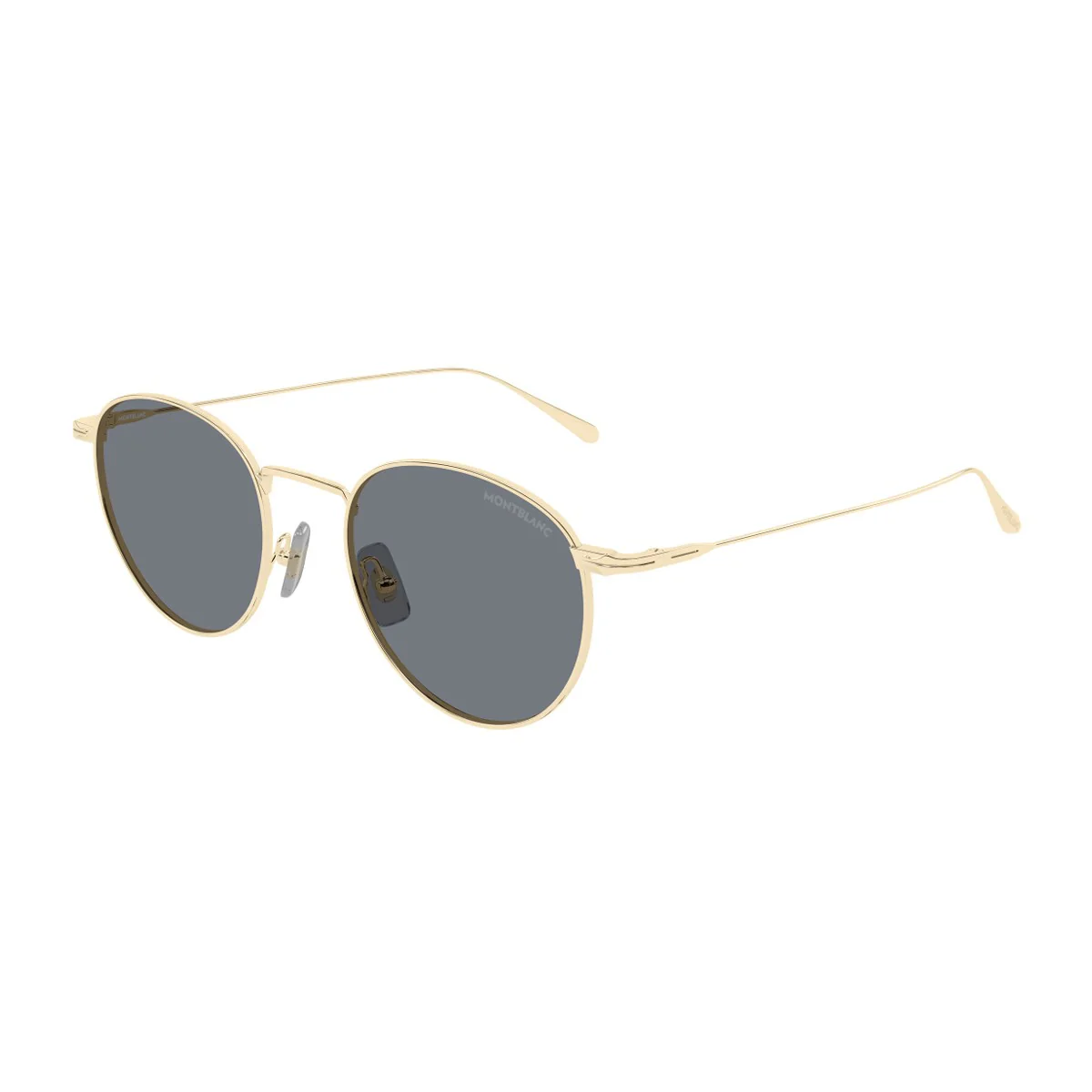 Montblanc Mb0473s Linea Nib Gold Metallo Sunglasses