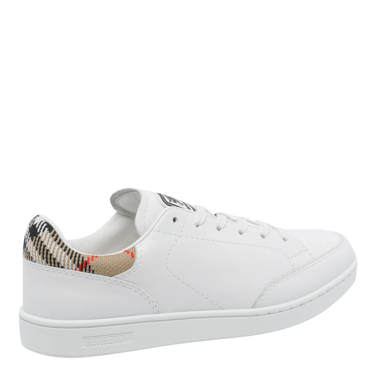 Burberry Sneakers White Calf Leather/rubber Sole