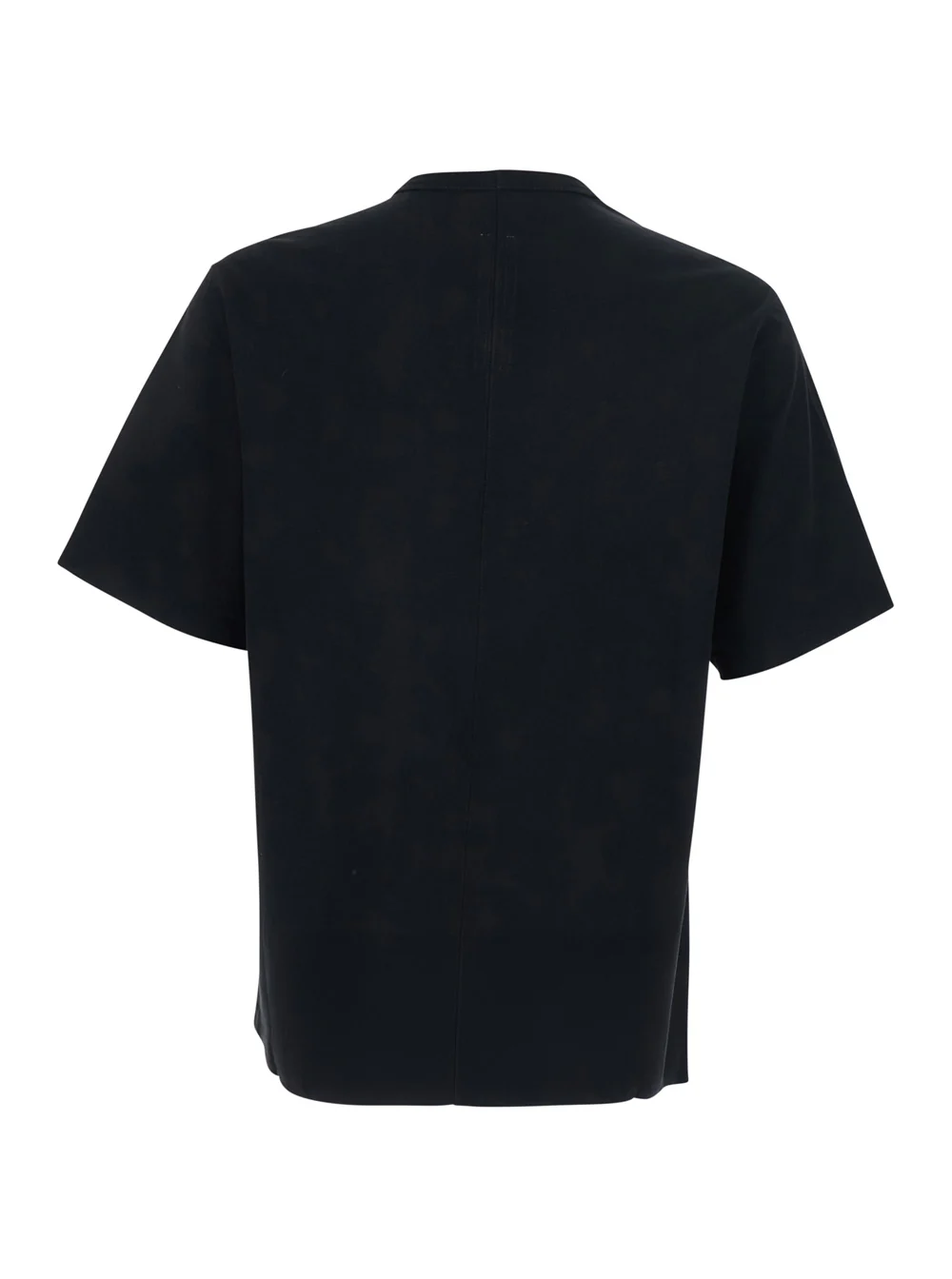 Rick Owens Mens Black Brad Crew Neck T-Shirt in Cotton Tshirts And Polo Shirts