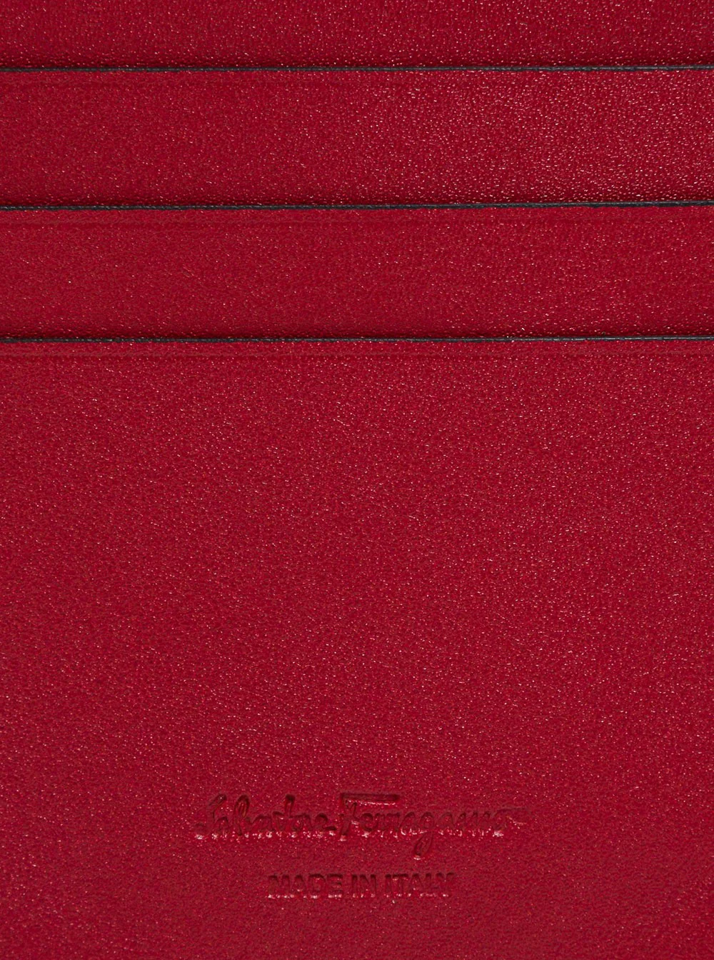 Ferragamo Revival Black Cardholder with Gancini buckle on the front in Leather Man Calf Products